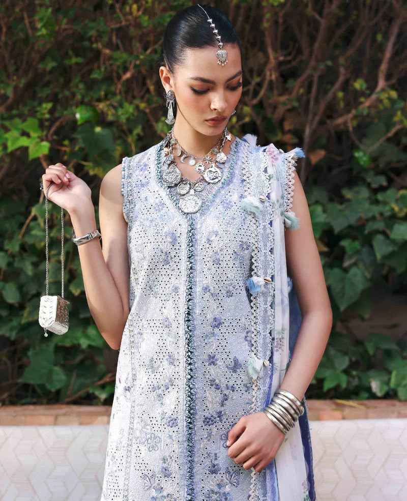 Republic Womenswear | Reine Luxury Lawn 26 | Iris by Republic Womenswear - Designer Dress  - Type : Ladies Clothes - Available at Libayah - 100% Original 