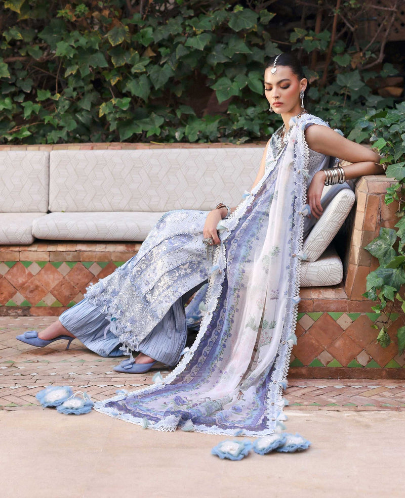 Republic Womenswear | Reine Luxury Lawn 26 | Iris by Republic Womenswear - Designer Dress  - Type : Ladies Clothes - Available at Libayah - 100% Original 