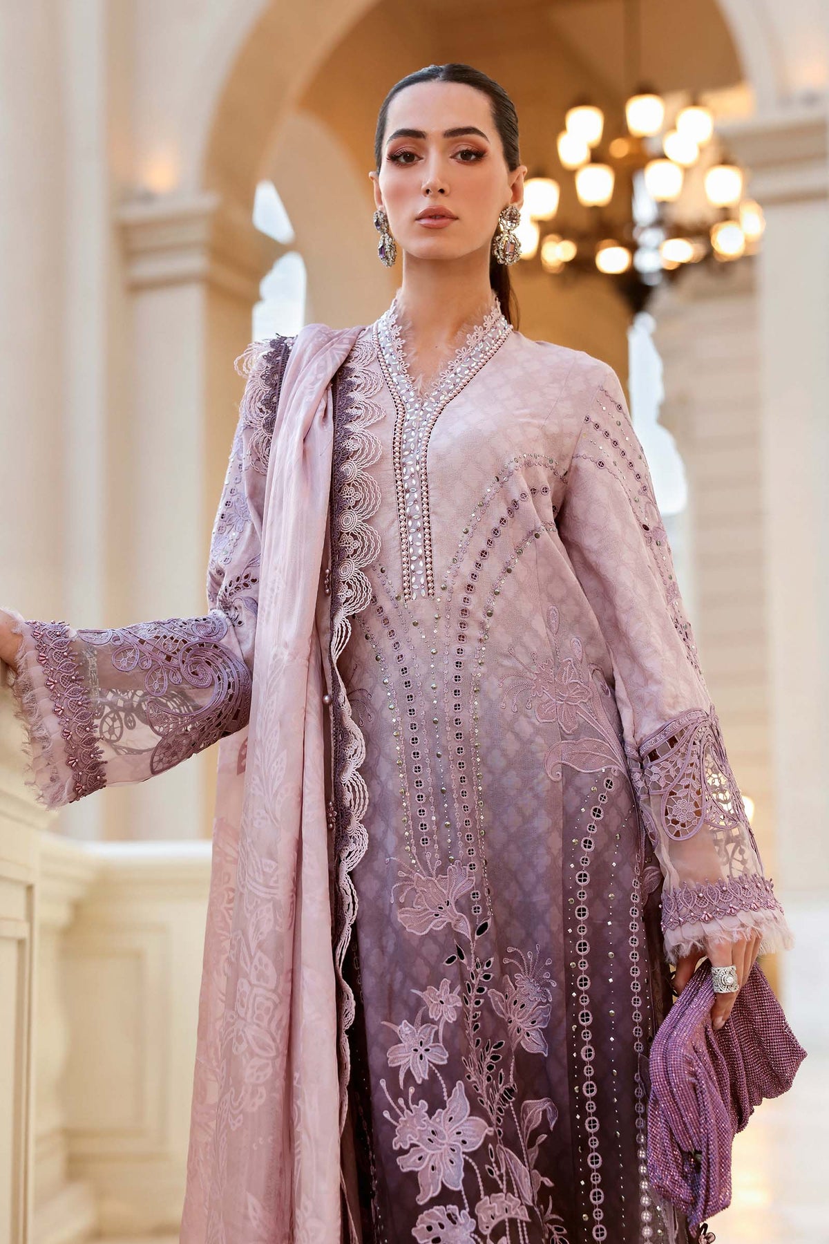 Maria B | Lawn 26 | D-2601-B - by Libayah - Registered Vendor of : Maria B - 100% Original Designer Dress