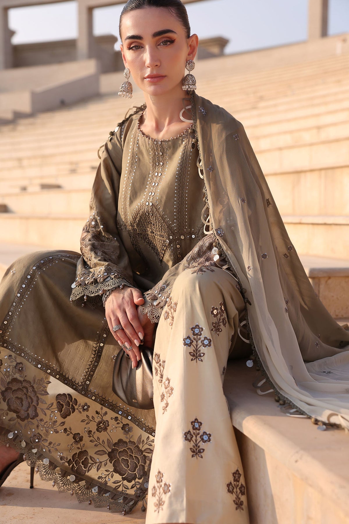 Maria B | Lawn 26 | D-2602-A - by Libayah - Registered Vendor of : Maria B - 100% Original Designer Dress