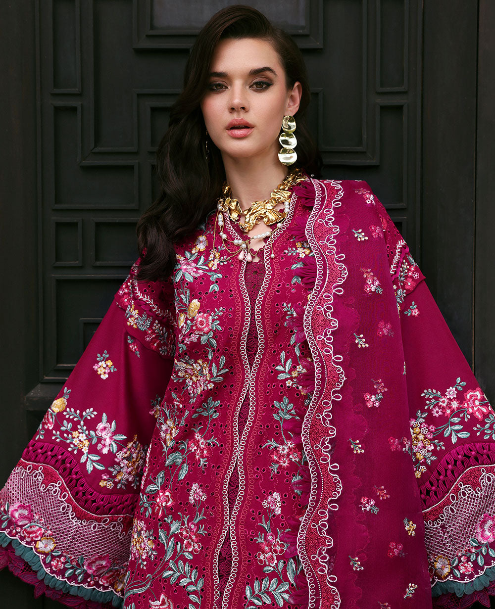 Republic Womenswear | Kalani Eid Luxury Lawn 25 | D2-A - Ayla by Republic Womenswear - Designer Dress - Type: Ladies Clothes - Available at Libayah - 100% Original