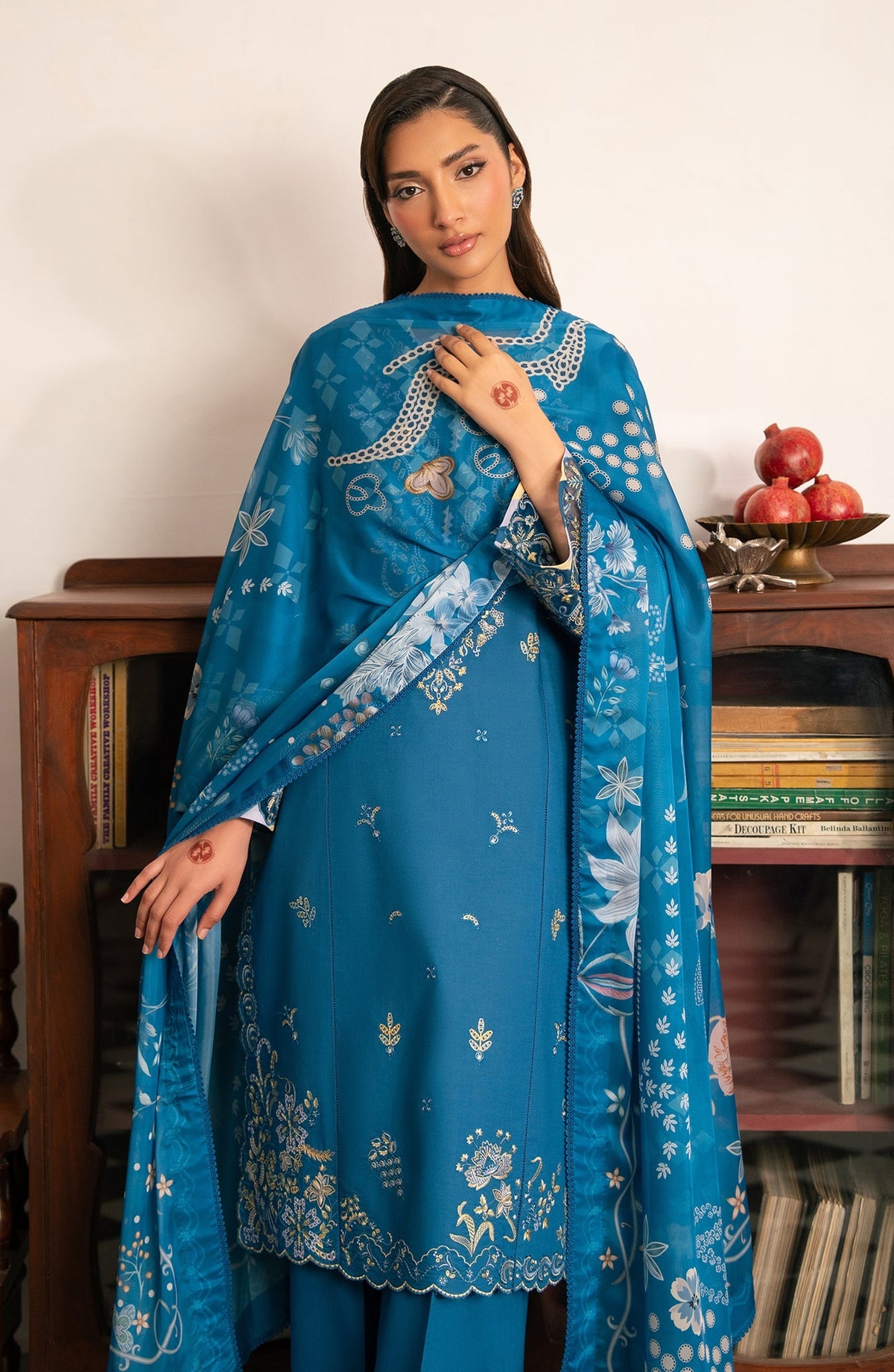 Seran | Luxury Lawn |Sahar by Seran - Designer Dress  - Type : Ladies Clothes - Available at Libayah - 100% Original 