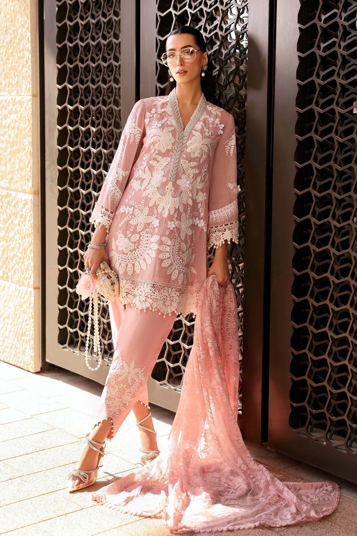 Maria B | Lawn 26 | D-2603-A - by Libayah - Registered Vendor of : Maria B - 100% Original Designer Dress