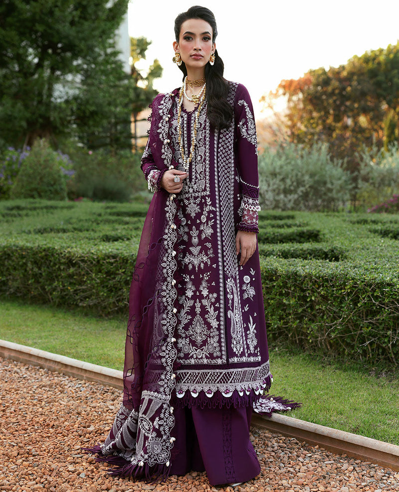 Republic Womenswear | Kalani Eid Luxury Lawn 25 | D3-A - Elara by Republic Womenswear - Designer Dress - Type: Ladies Clothes - Available at Libayah - 100% Original
