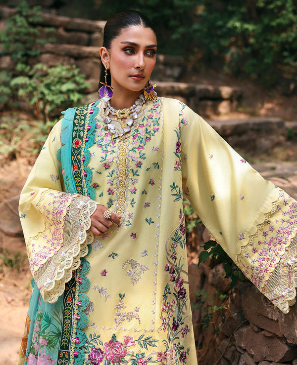 Republic Womenswear | Talia Luxury Lawn 25 | D3-A - Lina by Republic Womenswear - Designer Dress - Type: Ladies Clothes - Available at Libayah - 100% Original