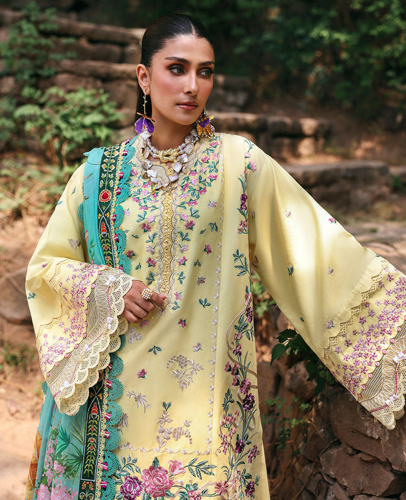 Republic Womenswear | Talia Luxury Lawn 25 | D3-A - Lina by Republic Womenswear - Designer Dress - Type: Ladies Clothes - Available at Libayah - 100% Original