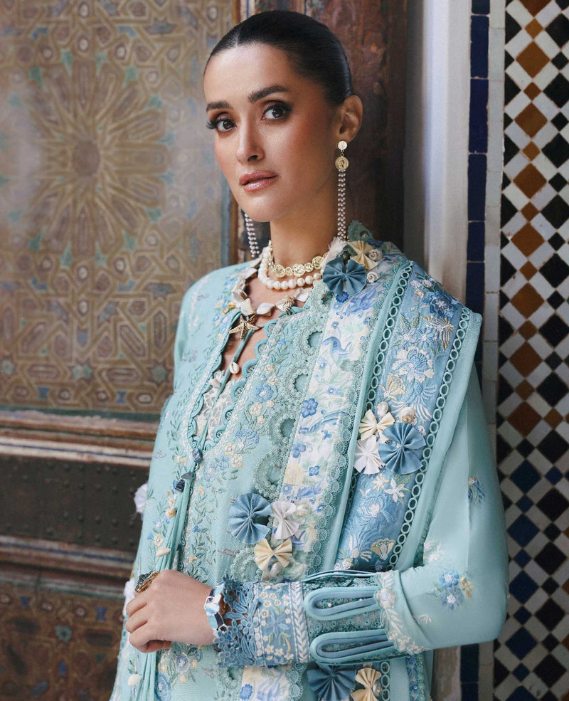 Republic Womenswear | Reine Luxury Lawn 26 | Lilas by Republic Womenswear - Designer Dress  - Type : Ladies Clothes - Available at Libayah - 100% Original 