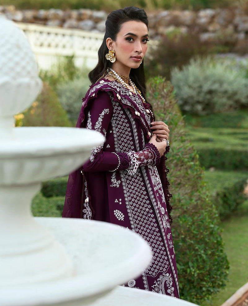 Republic Womenswear | Kalani Eid Luxury Lawn 25 | D3-A - Elara by Republic Womenswear - Designer Dress - Type: Ladies Clothes - Available at Libayah - 100% Original