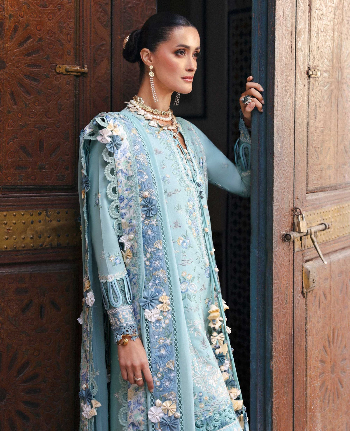 Republic Womenswear | Reine Luxury Lawn 26 | Lilas by Republic Womenswear - Designer Dress  - Type : Ladies Clothes - Available at Libayah - 100% Original 