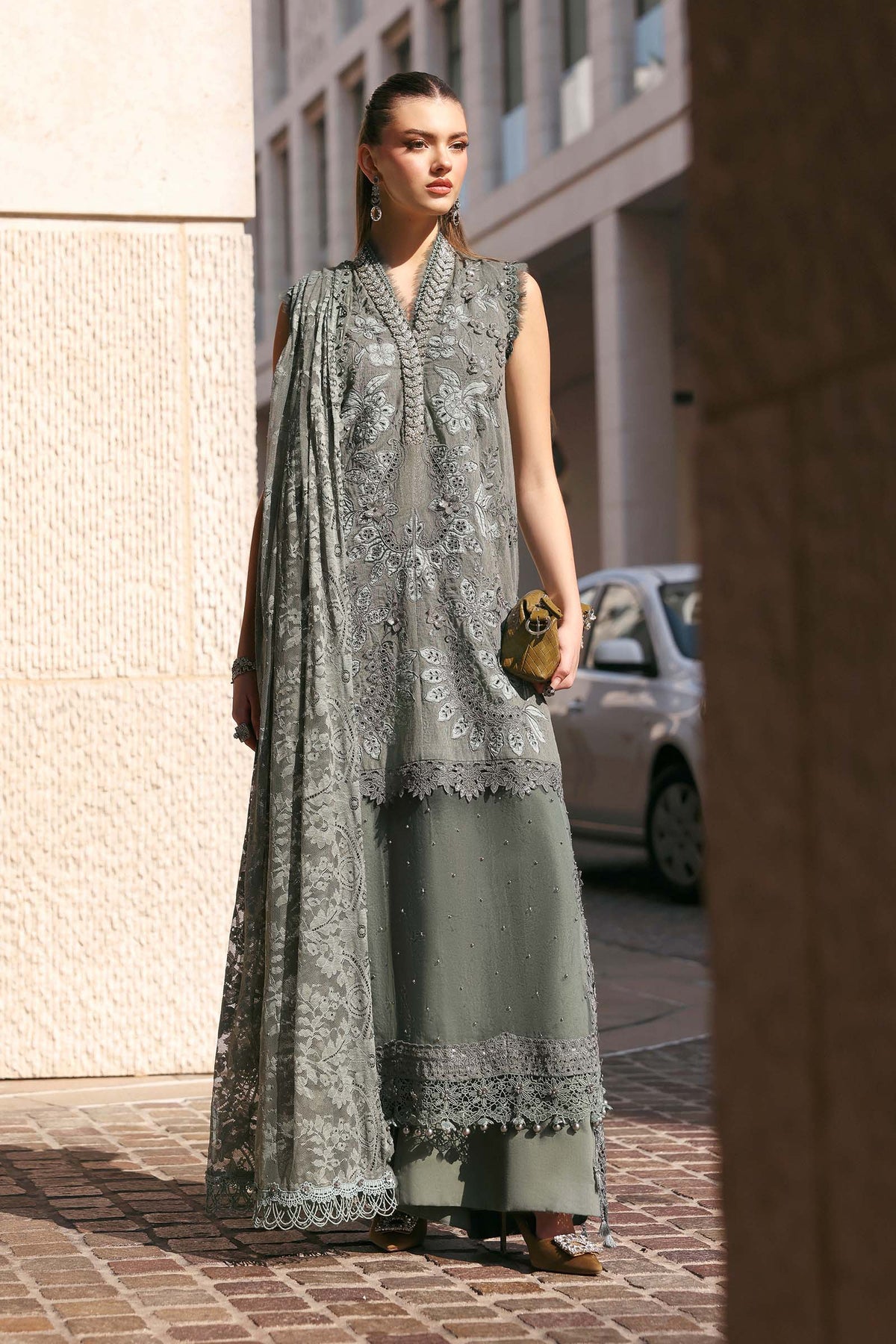 Maria B | Lawn 26 | D-2603-B - by Libayah - Registered Vendor of : Maria B - 100% Original Designer Dress