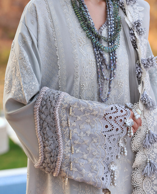 Republic Womenswear | Kalani Eid Luxury Lawn 25 | D3-B - Sitara by Republic Womenswear - Designer Dress - Type: Ladies Clothes - Available at Libayah - 100% Original