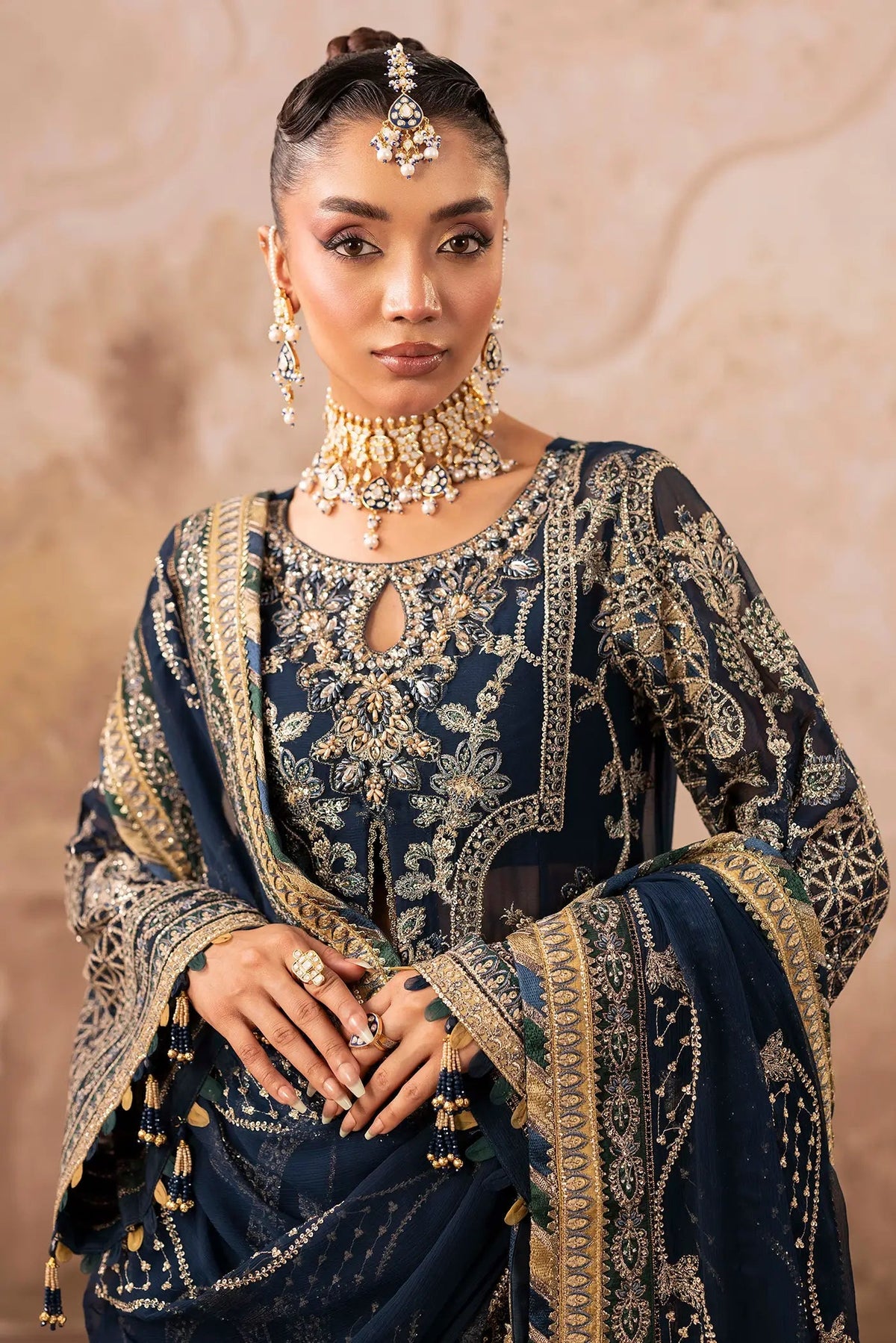 Adans Libas | Barroco Formals 25 | Barroco 1552 by Adans Libas - Designer Dress - Type : Ladies Clothes - Available at Libayah - 100% Original 