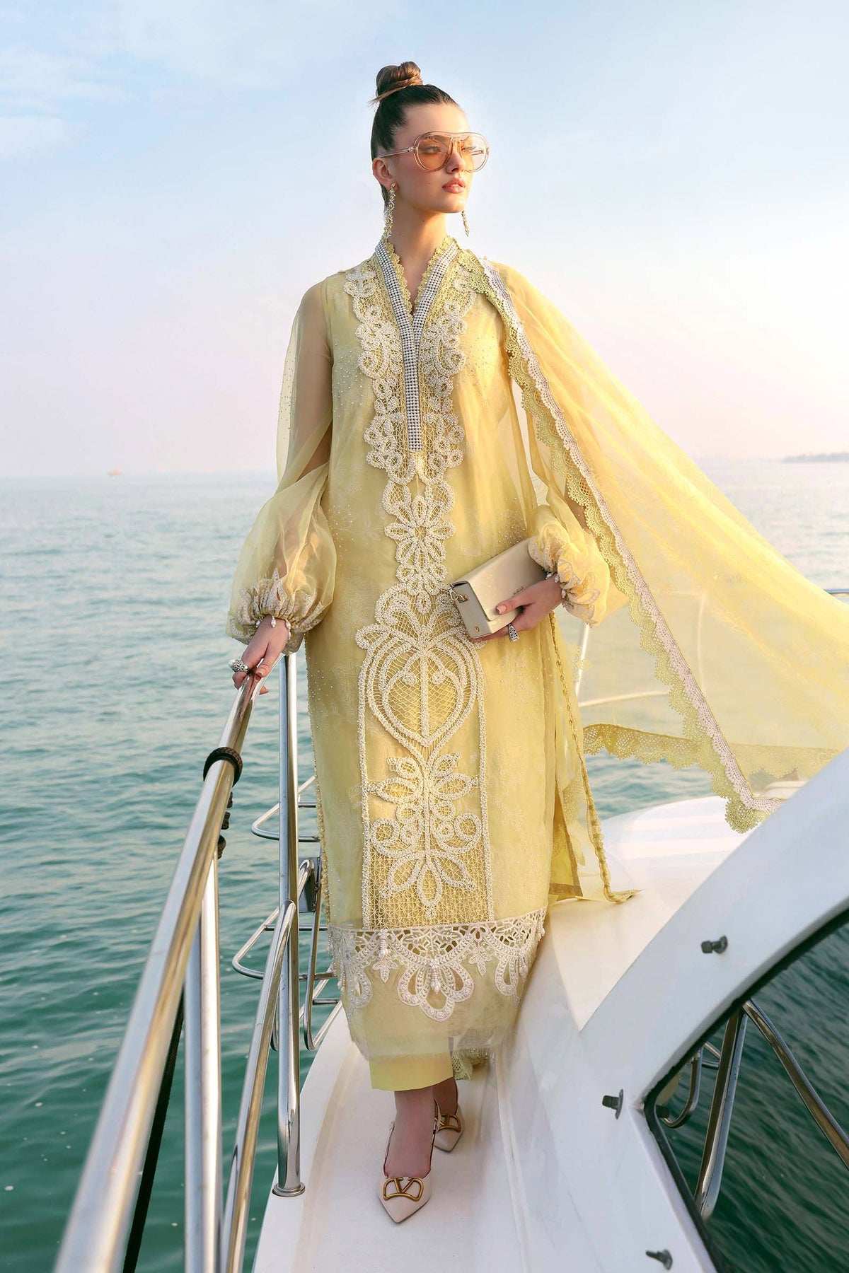 Maria B | Lawn 26 | D-2604-A - by Libayah - Registered Vendor of : Maria B - 100% Original Designer Dress