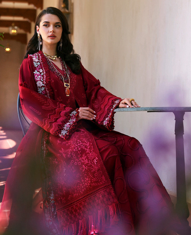 Republic Womenswear | Kalani Eid Luxury Lawn 25 | D4-A - Rhea by Republic Womenswear - Designer Dress - Type: Ladies Clothes - Available at Libayah - 100% Original