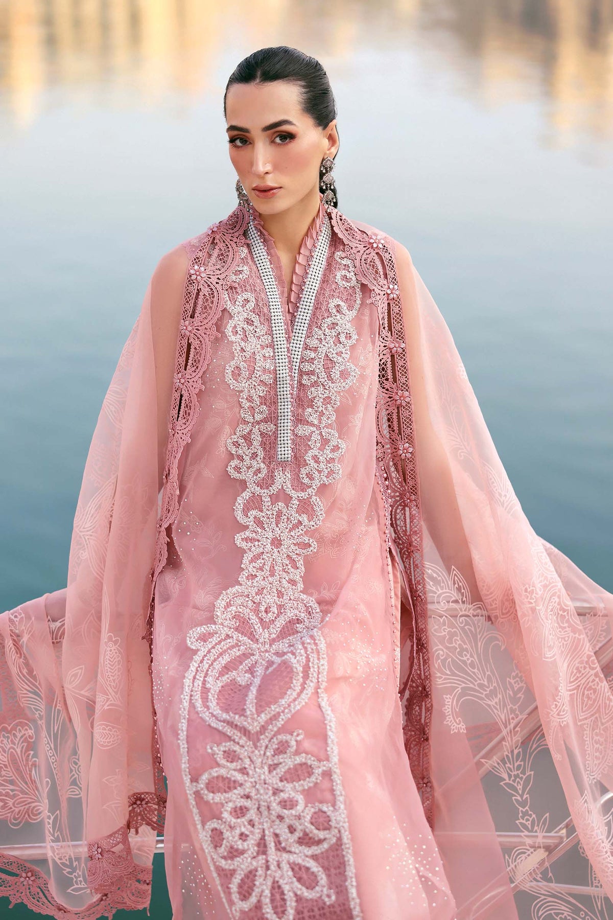 Maria B | Lawn 26 | D-2604-B - by Libayah - Registered Vendor of : Maria B - 100% Original Designer Dress