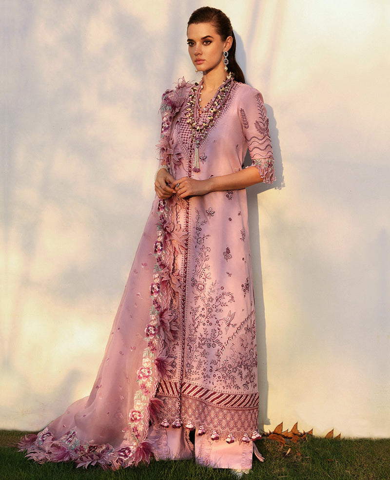 Republic Womenswear | Kalani Eid Luxury Lawn 25 | D4-B - Gulbahar by Republic Womenswear - Designer Dress - Type: Ladies Clothes - Available at Libayah - 100% Original