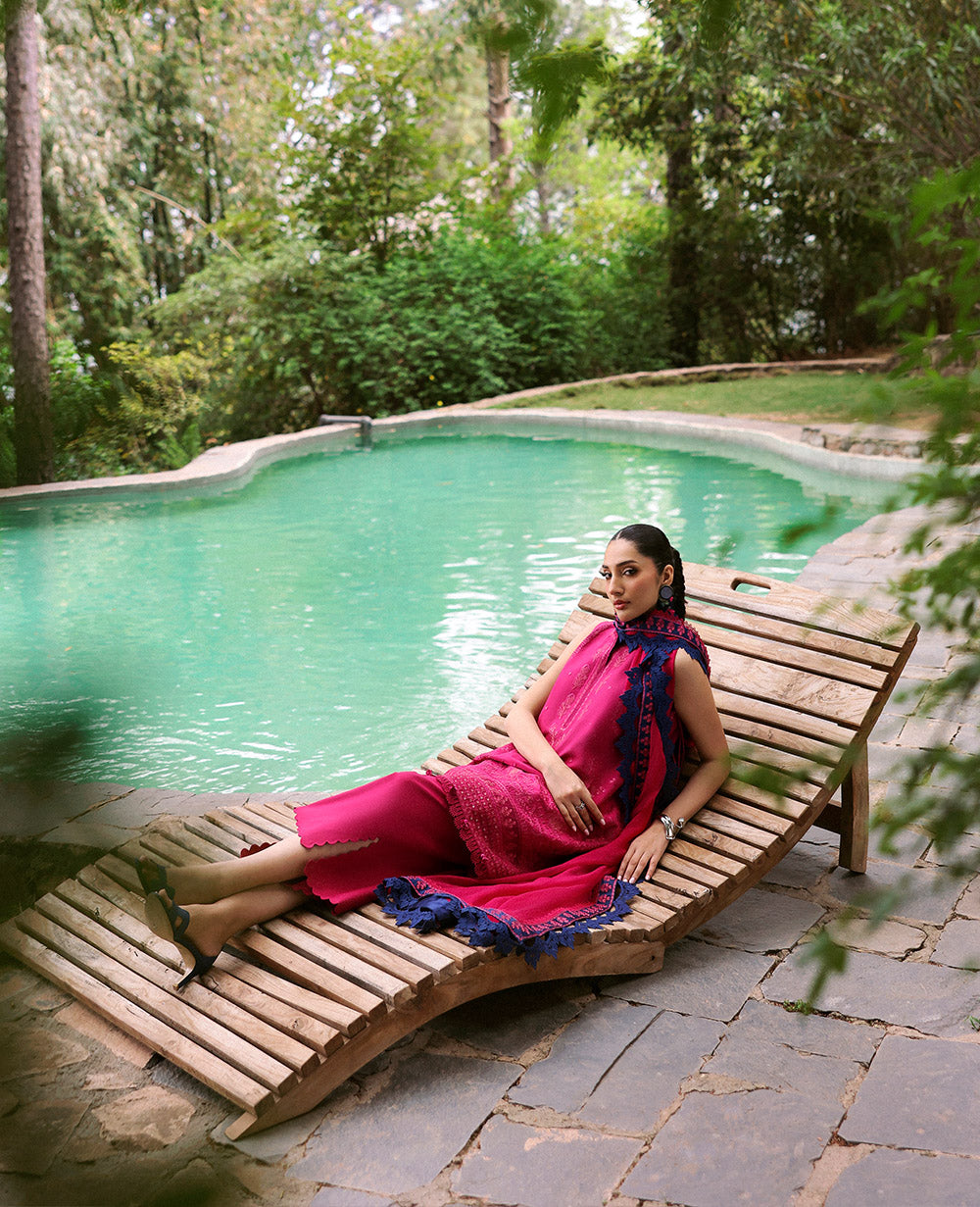 Republic Womenswear | Talia Luxury Lawn 25 | D4-B - Lysa by Republic Womenswear - Designer Dress - Type: Ladies Clothes - Available at Libayah - 100% Original