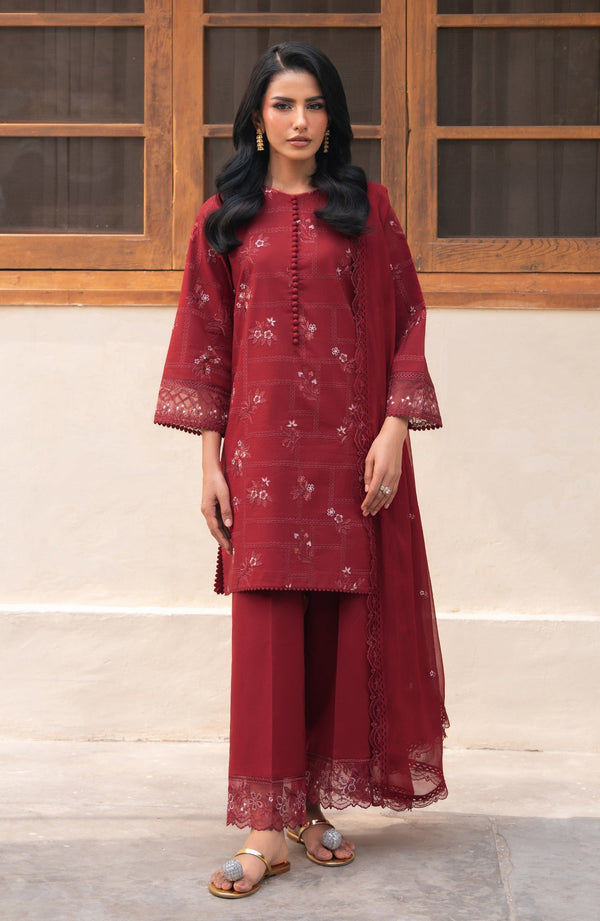 Seran | Luxury Lawn |Leeha by Seran - Designer Dress  - Type : Ladies Clothes - Available at Libayah - 100% Original 