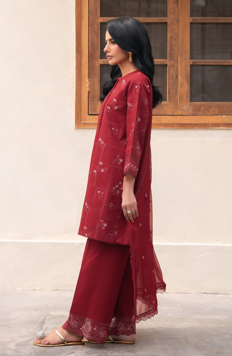 Seran | Luxury Lawn |Leeha by Seran - Designer Dress  - Type : Ladies Clothes - Available at Libayah - 100% Original 