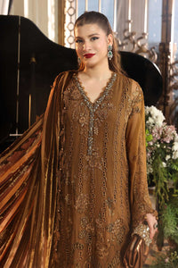 Maria B | Royale Tea Affair | MPC-26-205-Mustard by Maria B - Designer Dress  - Type : Ladies Clothes - Available at Libayah - 100% Original 