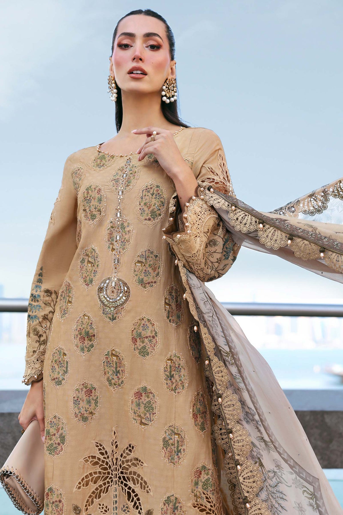 Maria B | Lawn 26 | D-2605-A - by Libayah - Registered Vendor of : Maria B - 100% Original Designer Dress