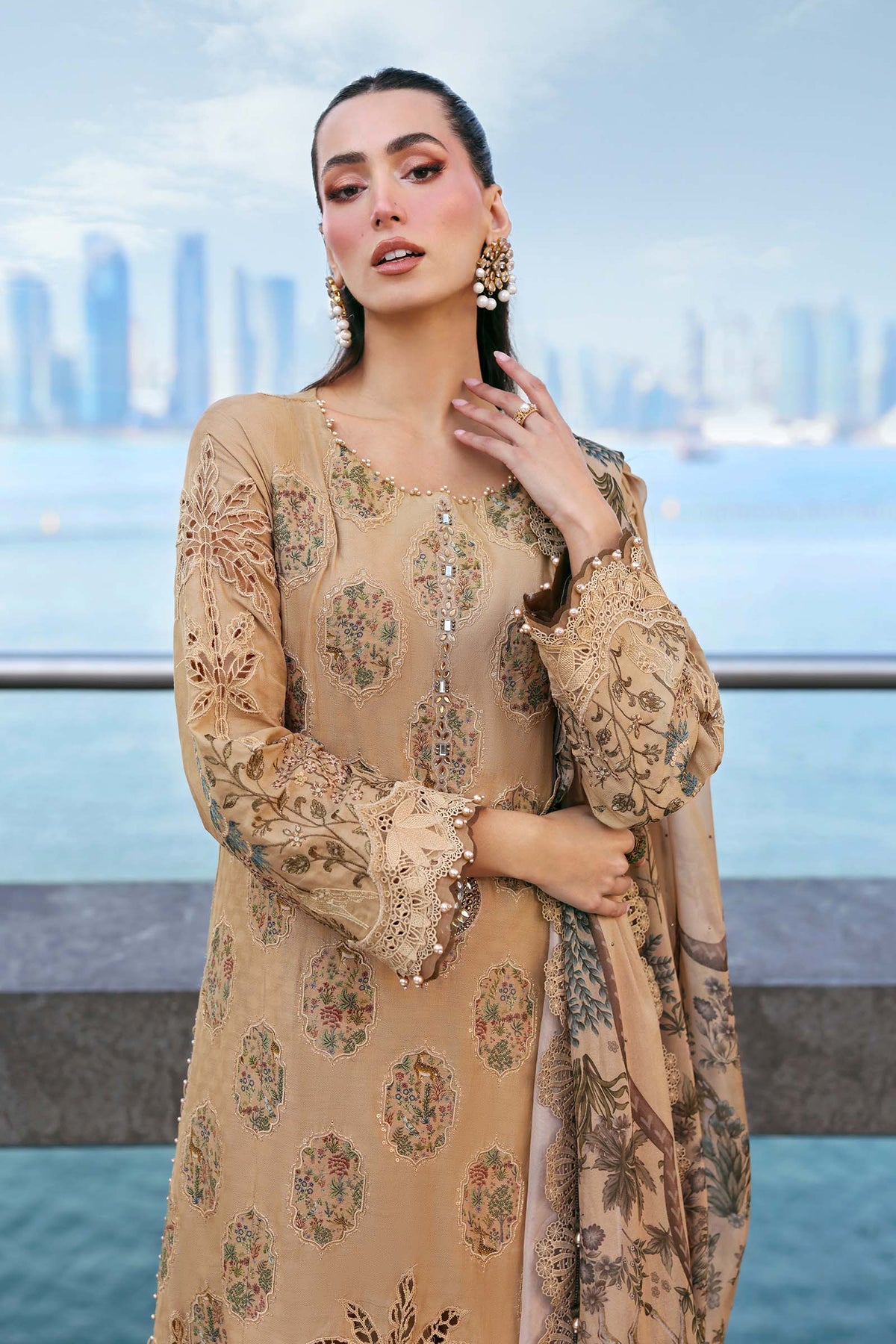 Maria B | Lawn 26 | D-2605-A - by Libayah - Registered Vendor of : Maria B - 100% Original Designer Dress