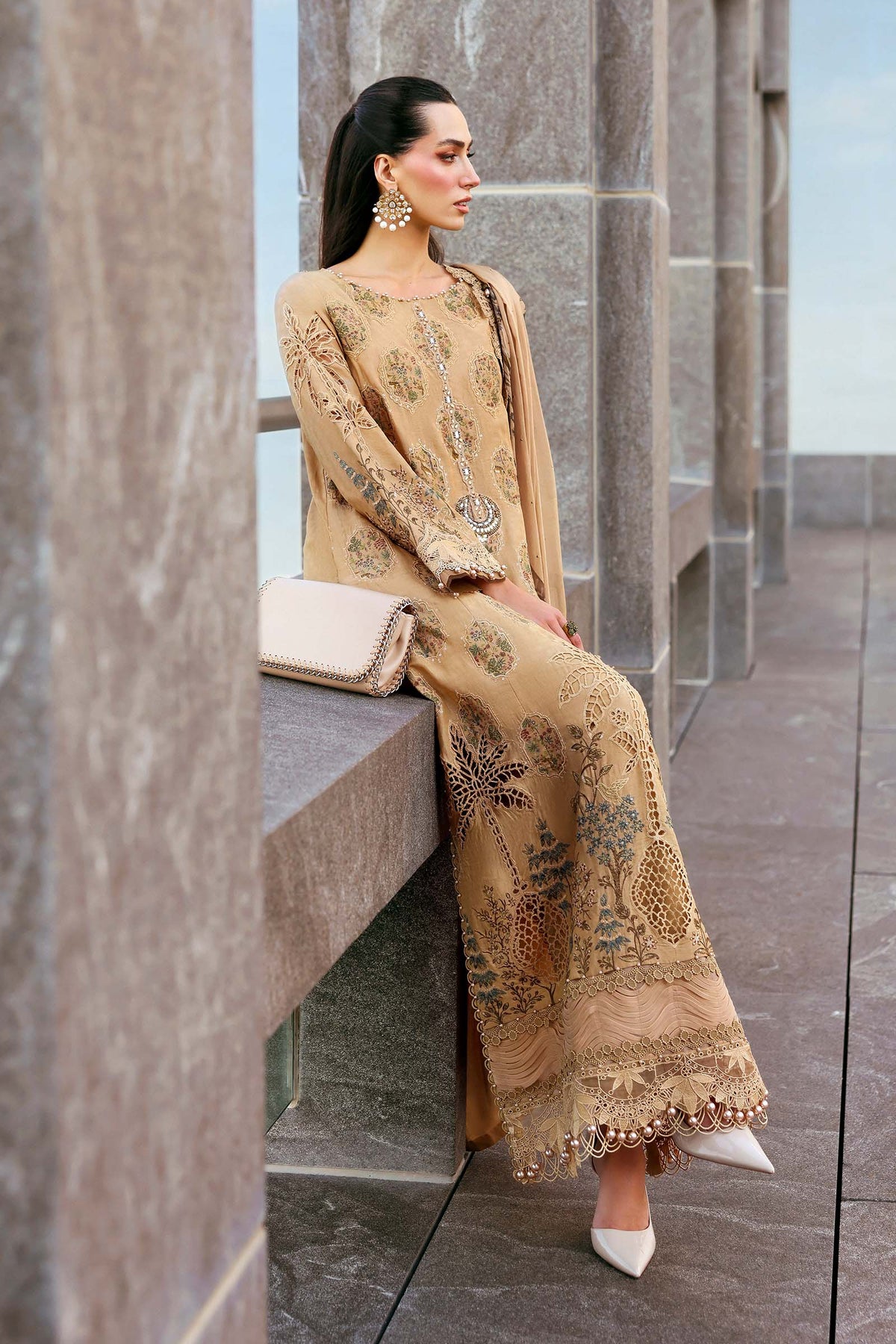 Maria B | Lawn 26 | D-2605-A - by Libayah - Registered Vendor of : Maria B - 100% Original Designer Dress