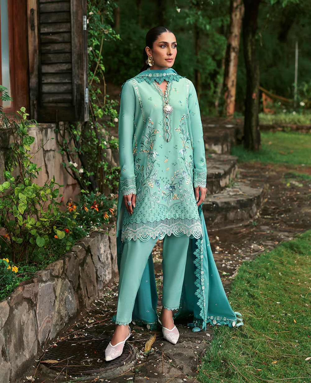 Republic Womenswear | Talia Luxury Lawn 25 | D5-A - Kaeliya by Republic Womenswear - Designer Dress - Type: Ladies Clothes - Available at Libayah - 100% Original