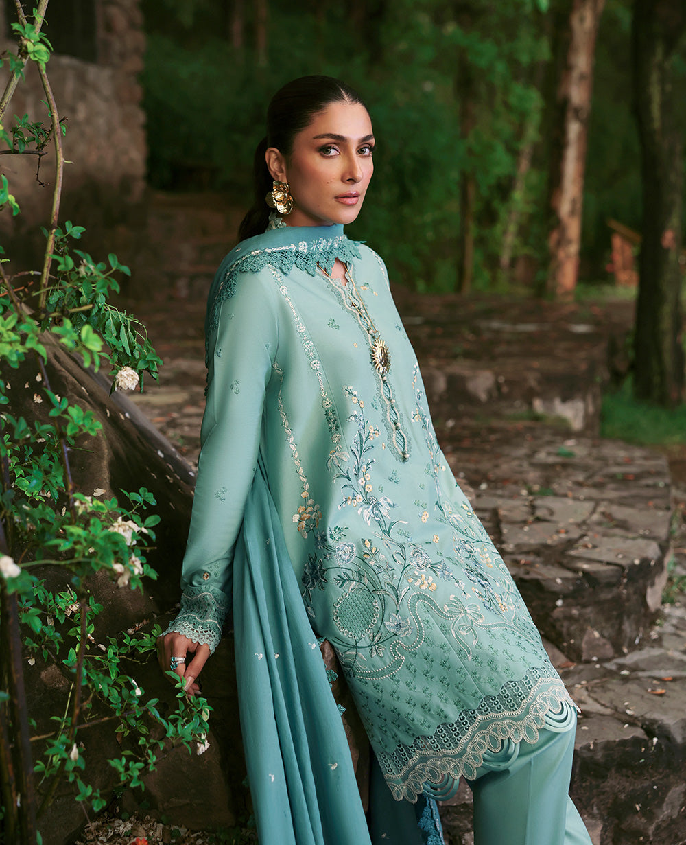 Republic Womenswear | Talia Luxury Lawn 25 | D5-A - Kaeliya by Republic Womenswear - Designer Dress - Type: Ladies Clothes - Available at Libayah - 100% Original