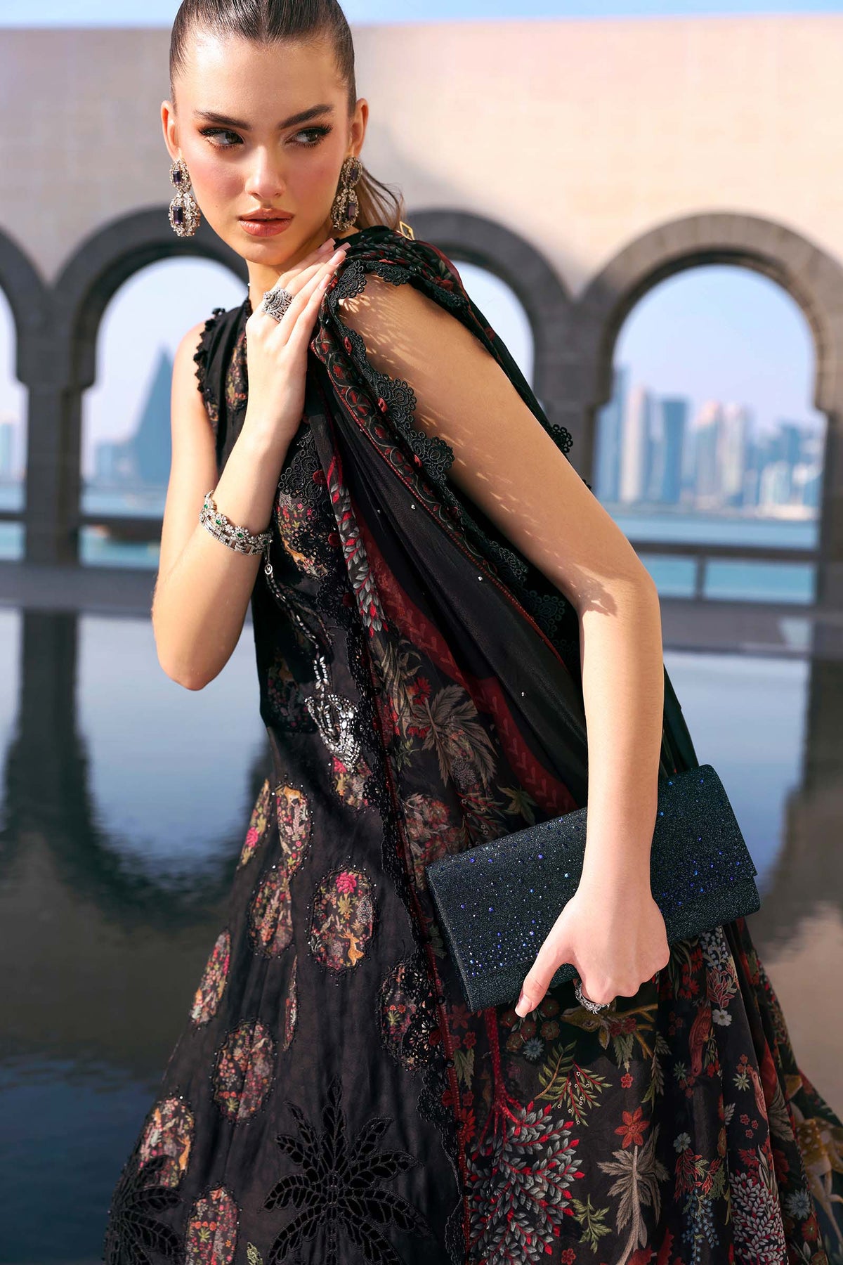 Maria B | Lawn 26 | D-2605-B - by Libayah - Registered Vendor of : Maria B - 100% Original Designer Dress