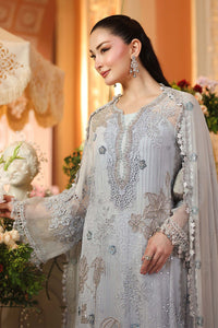 Maria B | Royale Tea Affair | MPC-26-206-Muted Blue by Maria B - Designer Dress  - Type : Ladies Clothes - Available at Libayah - 100% Original 