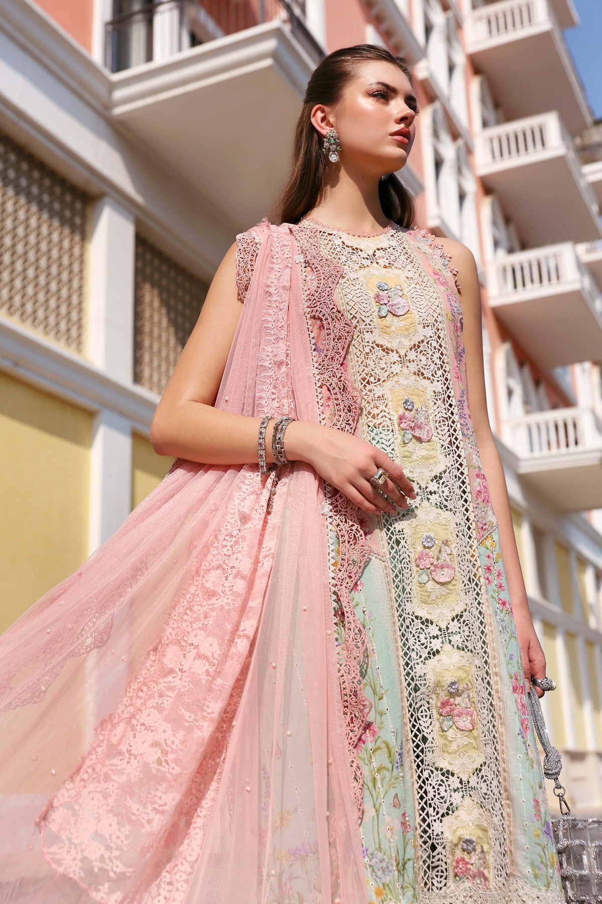 Maria B | Lawn 26 | D-2606-A - by Libayah - Registered Vendor of : Maria B - 100% Original Designer Dress