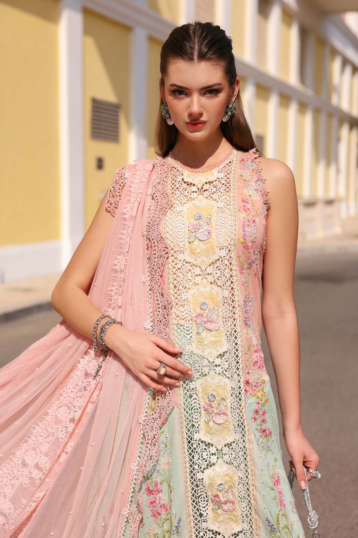 Maria B | Lawn 26 | D-2606-A - by Libayah - Registered Vendor of : Maria B - 100% Original Designer Dress