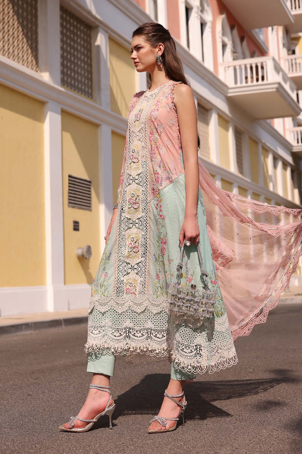 Maria B | Lawn 26 | D-2606-A - by Libayah - Registered Vendor of : Maria B - 100% Original Designer Dress