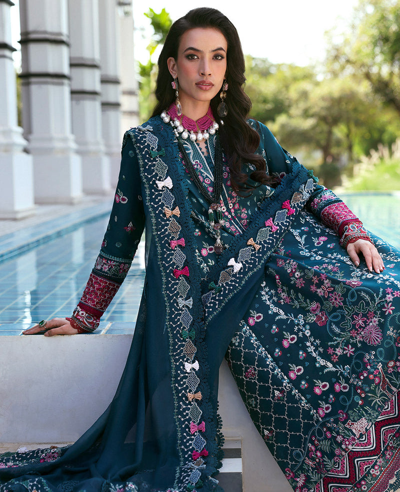 Republic Womenswear | Kalani Eid Luxury Lawn 25 | D6-B - Talia by Republic Womenswear - Designer Dress - Type: Ladies Clothes - Available at Libayah - 100% Original