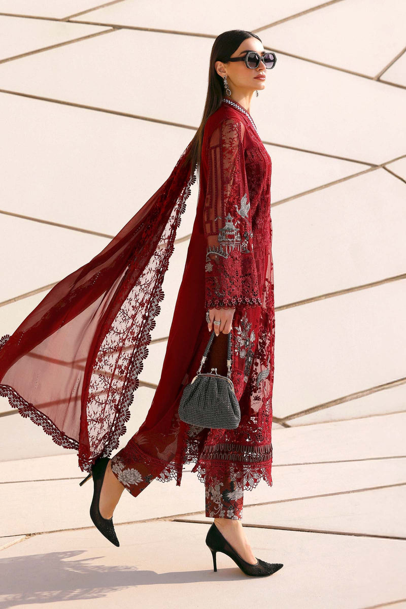 Maria B | Lawn 26 | D-2607-A - by Libayah - Registered Vendor of : Maria B - 100% Original Designer Dress