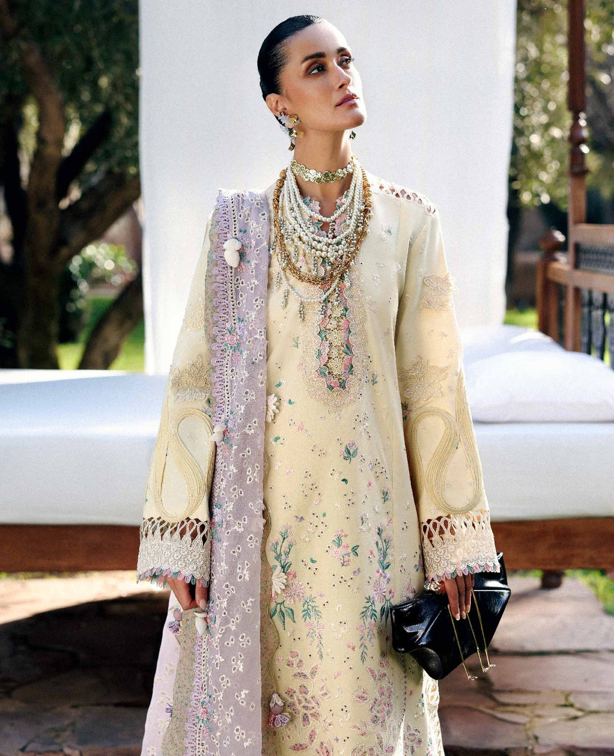 Republic Womenswear | Reine Luxury Lawn 26 | Lumi by Republic Womenswear - Designer Dress  - Type : Ladies Clothes - Available at Libayah - 100% Original 