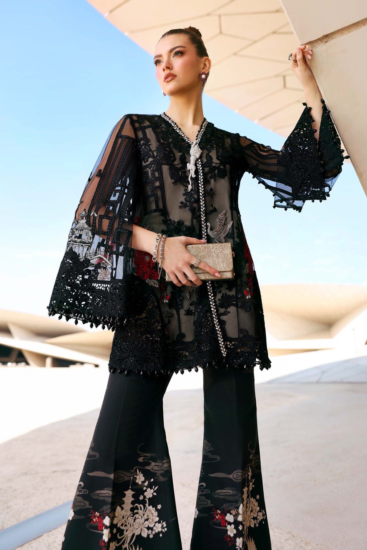 Maria B | Lawn 26 | D-2607-B - by Libayah - Registered Vendor of : Maria B - 100% Original Designer Dress