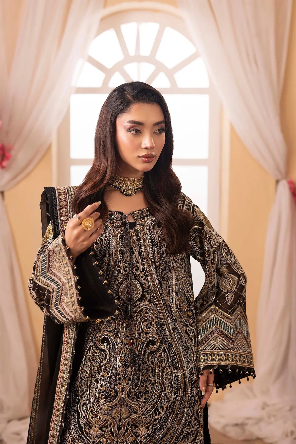 Adans Libas | Barroco Formals 25 | Barroco 1556 by Adans Libas - Designer Dress - Type : Ladies Clothes - Available at Libayah - 100% Original 