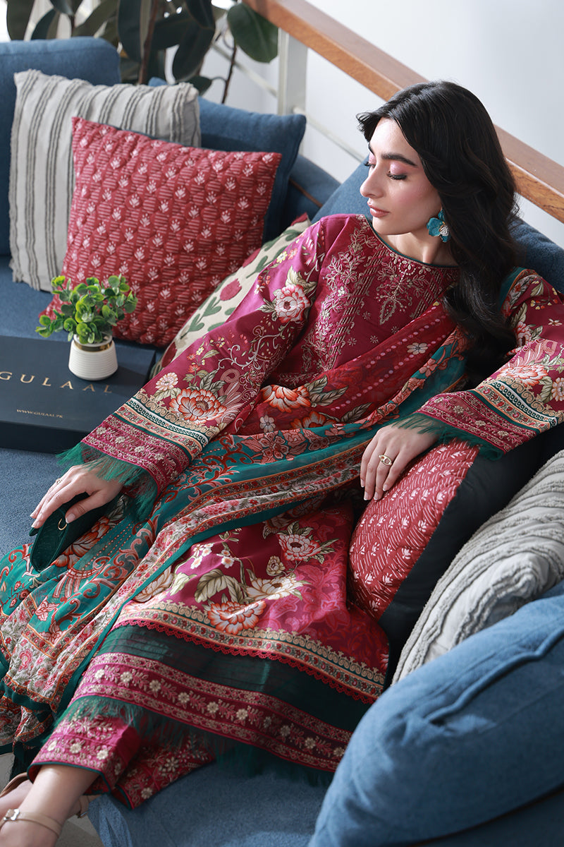 Gulaal | Delia Lawn | Hilyn - Designer Dress - Type : Ladies Clothes - Available at Libayah - 100% Original