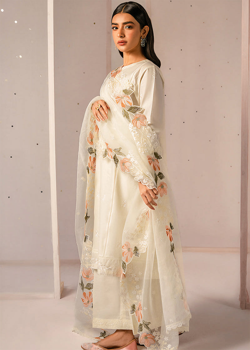 Cross Stitch | Mahiri Embroidered Lawn 24 | MINTY MIST