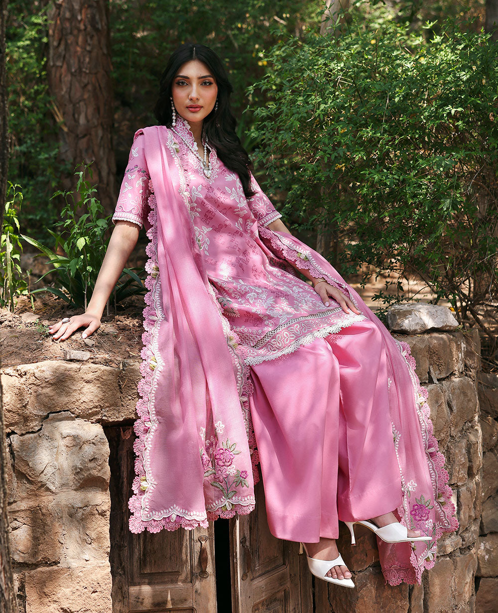 Republic Womenswear | Talia Luxury Lawn 25 | D8-A - Revaa by Republic Womenswear - Designer Dress - Type: Ladies Clothes - Available at Libayah - 100% Original