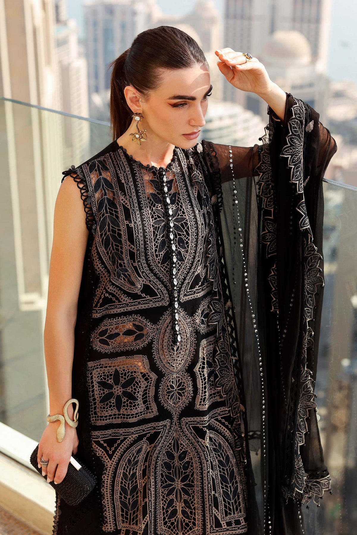 Maria B | Lawn 26 | D-2608-B - by Libayah - Registered Vendor of : Maria B - 100% Original Designer Dress
