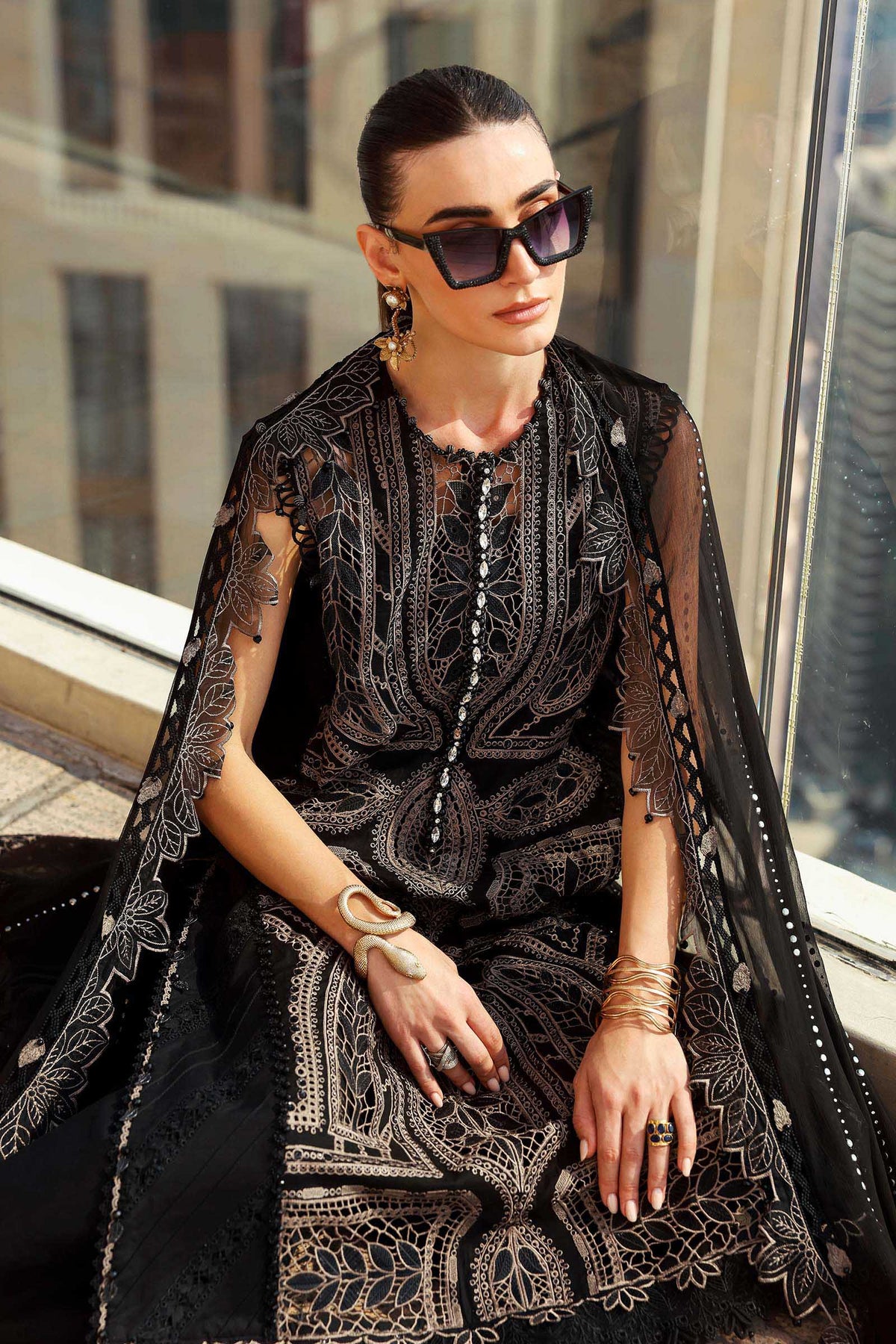 Maria B | Lawn 26 | D-2608-B - by Libayah - Registered Vendor of : Maria B - 100% Original Designer Dress