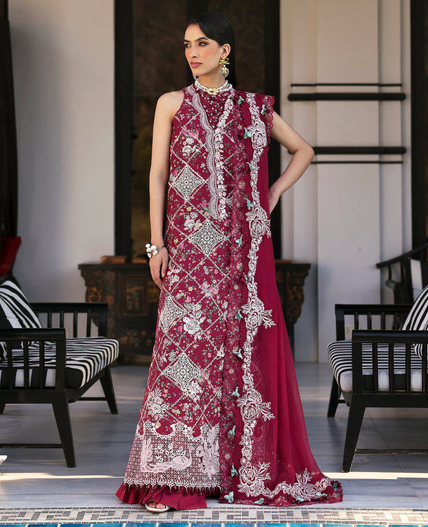 Republic Womenswear | Kalani Eid Luxury Lawn 25 | D8-B - Lyanna by Republic Womenswear - Designer Dress - Type: Ladies Clothes - Available at Libayah - 100% Original