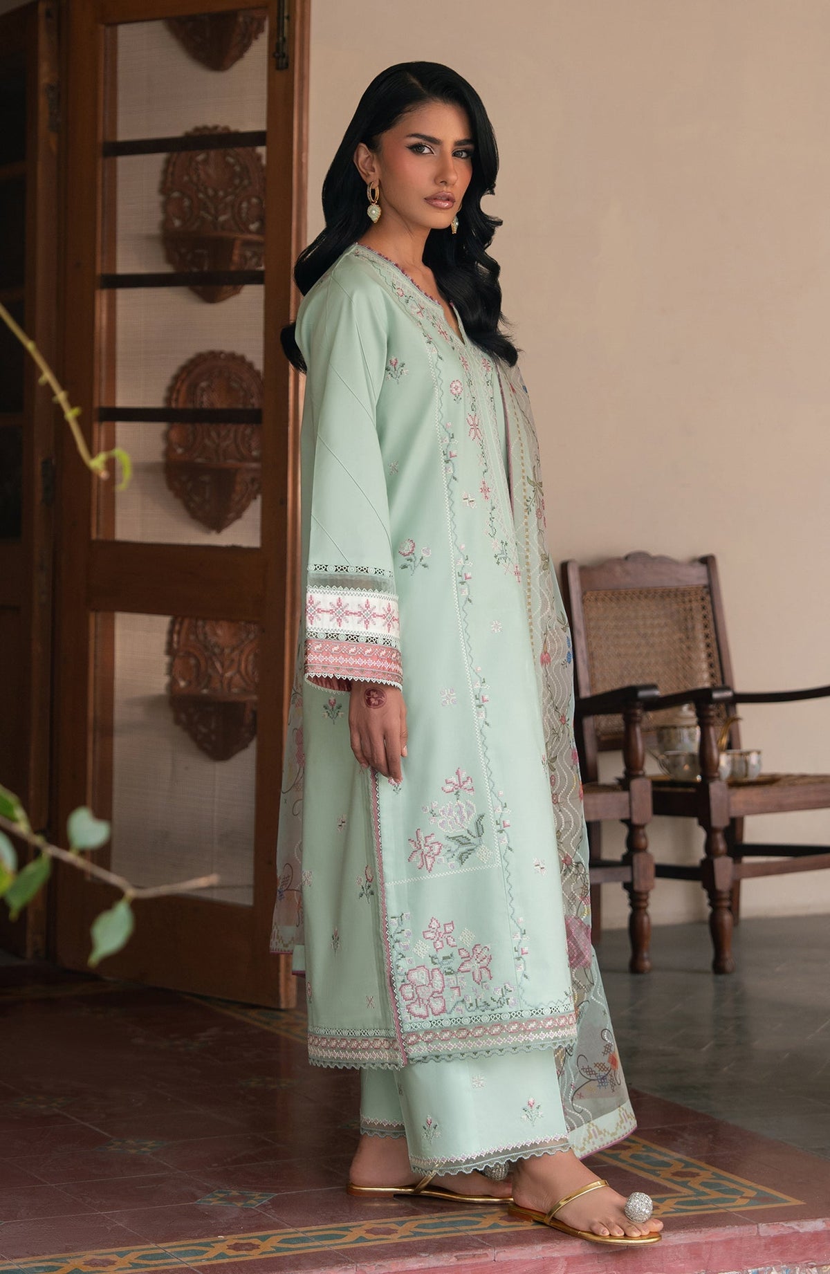 Seran | Luxury Lawn | Abeer by Seran - Designer Dress  - Type : Ladies Clothes - Available at Libayah - 100% Original 