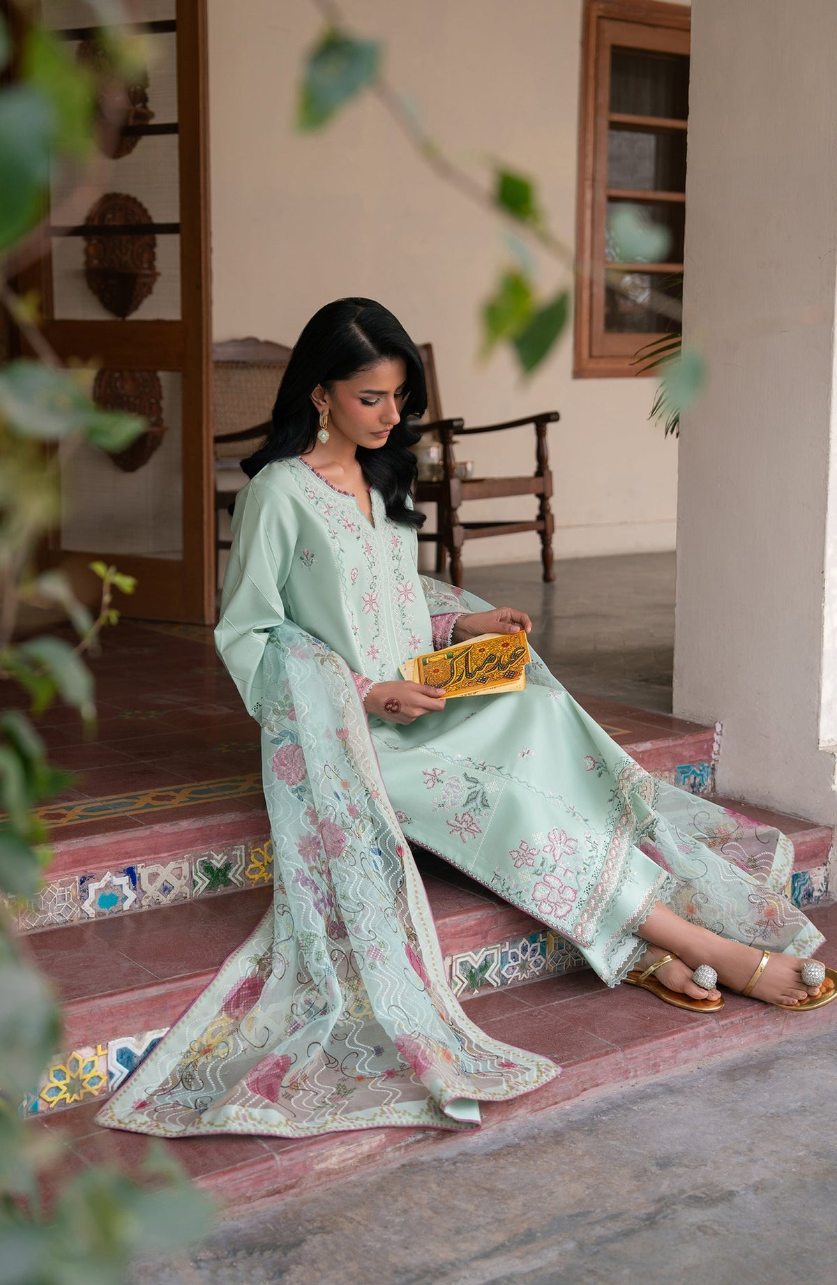 Seran | Luxury Lawn | Abeer by Seran - Designer Dress  - Type : Ladies Clothes - Available at Libayah - 100% Original 