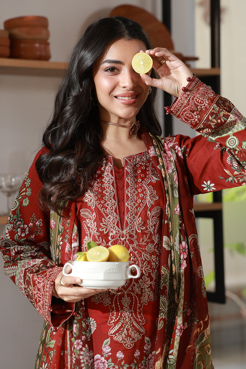 Gulaal | Delia Lawn 26 | Sia - Designer Dress - Type : Ladies Clothes - Available at Libayah - 100% Original