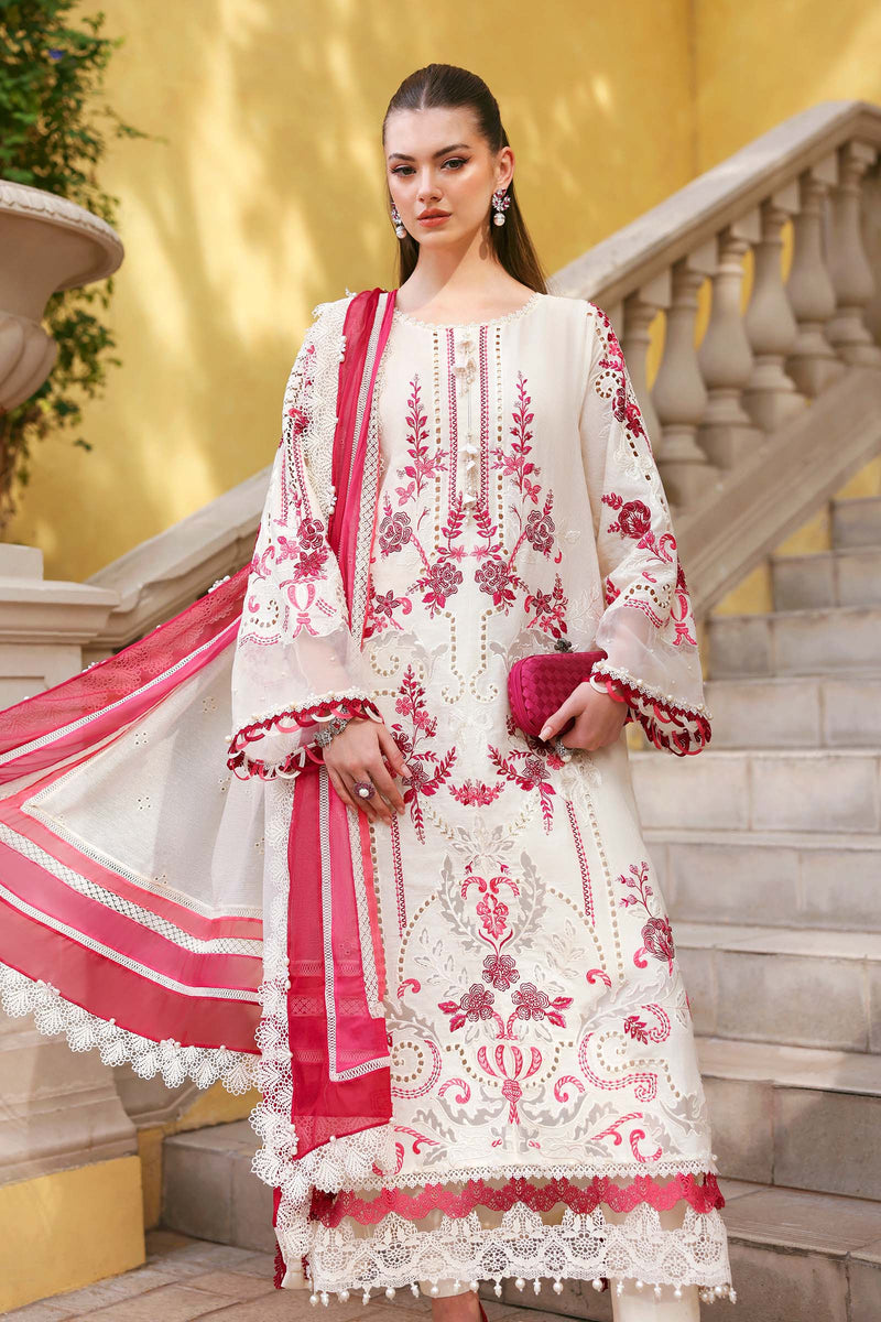 Maria B | Lawn 26 | D-2609-A - by Libayah - Registered Vendor of : Maria B - 100% Original Designer Dress