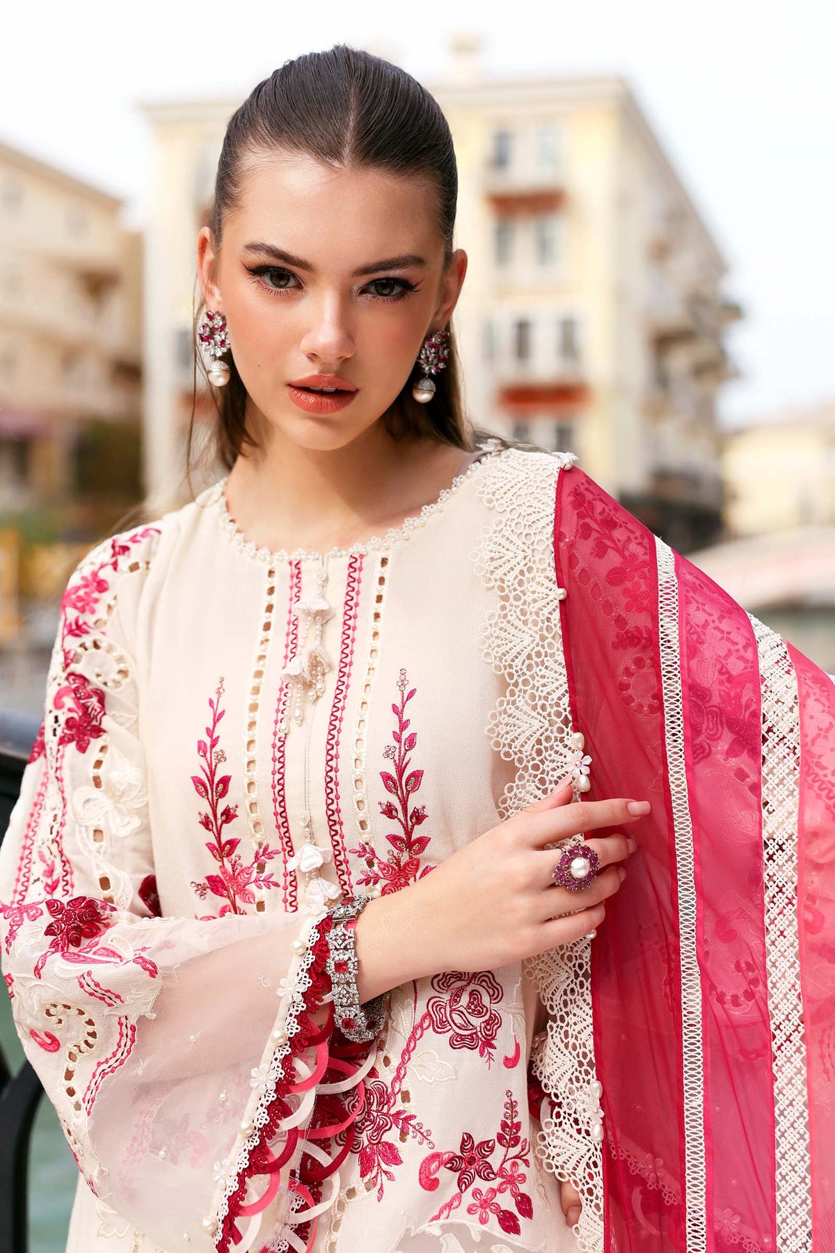 Maria B | Lawn 26 | D-2609-A - by Libayah - Registered Vendor of : Maria B - 100% Original Designer Dress